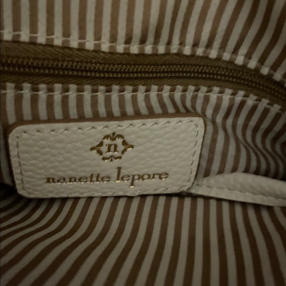 Nanette Lepore Natural/White 3 Sections,Black Cardholder Hands Free Bracelet NWT - Picture 15 of 16